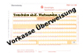 Zahlungsm�glichkeit per Vorkasse-�berweisung